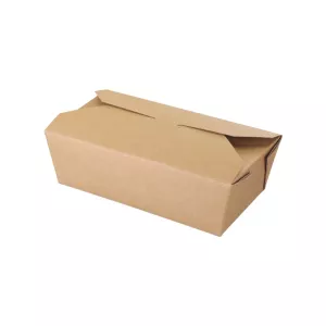Multi-food Box Kraft 985ML Large 16.5x9xhaut 5.7cm